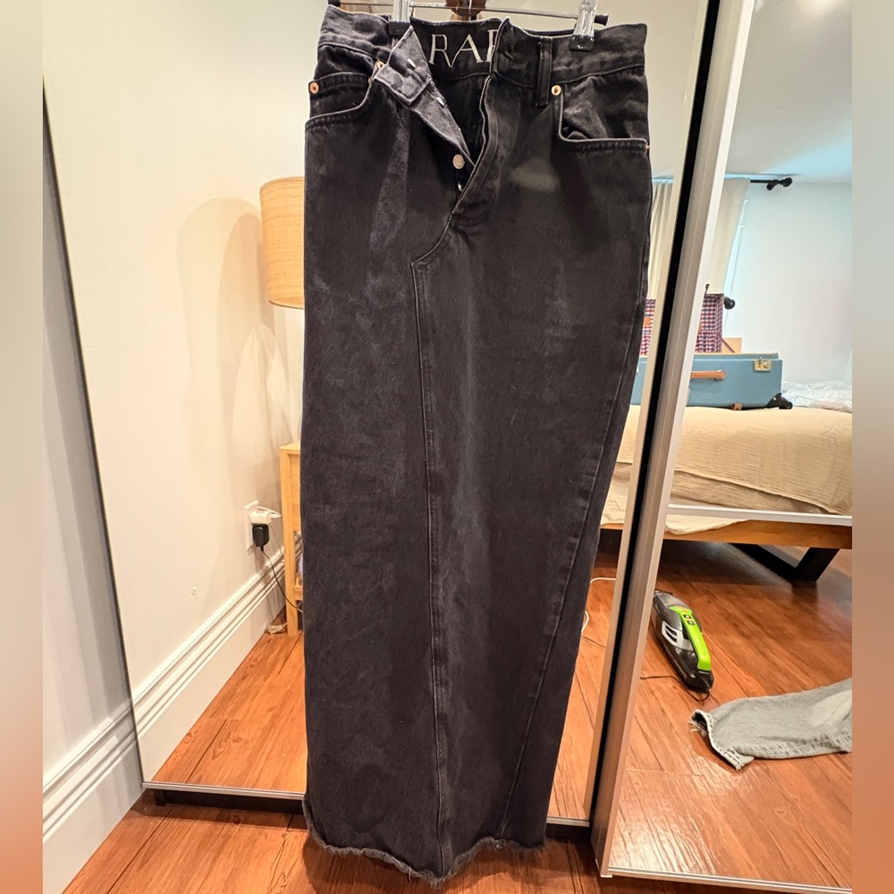 Incredible Raey maxi Jean skirt with slit